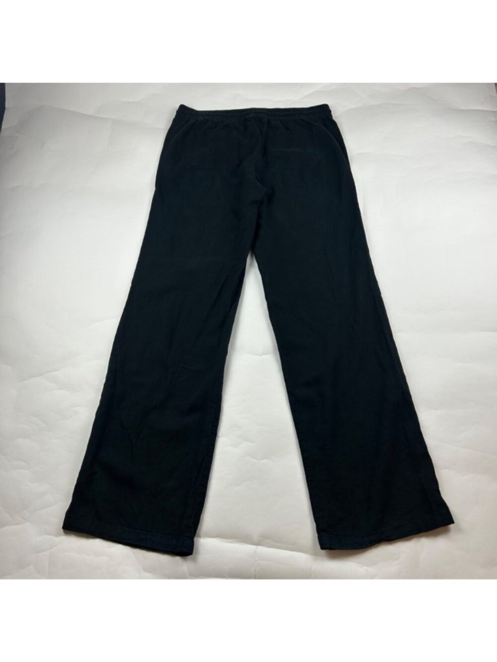 TALL Old Navy Black Linen Blend Wide Leg Lounge Pant MT - Picture 6 of 7